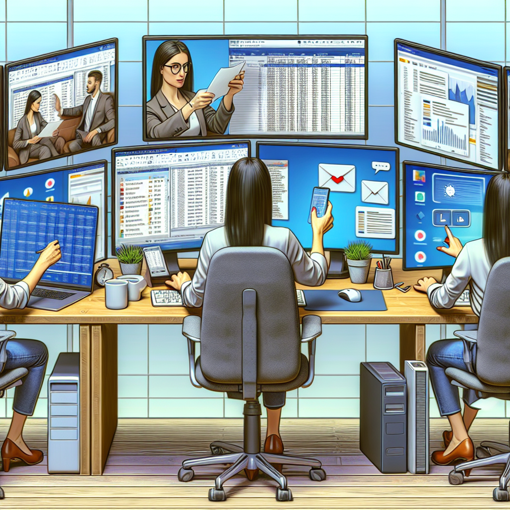 How do monitors with multiple picture-by-picture modes enhance productivity?